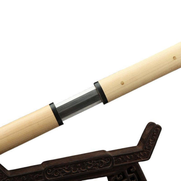 Hand-Forged Pattern Steel Sword  "Fire Dragon" | Chinese Style | 2 Finishes | Wooden Box Packaging | Home Display