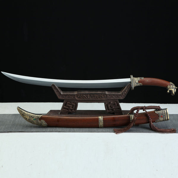 Hand-Forged Pattern Steel Art Piece  "Fire Dragon" | New Chinese Style | Premium Business Gift