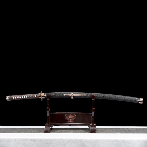 Japanese Hand-Painted Folding Knife ("Shengmo" Holy Demon Samurai Edition)  Patented Design | Customizable Gift Knife