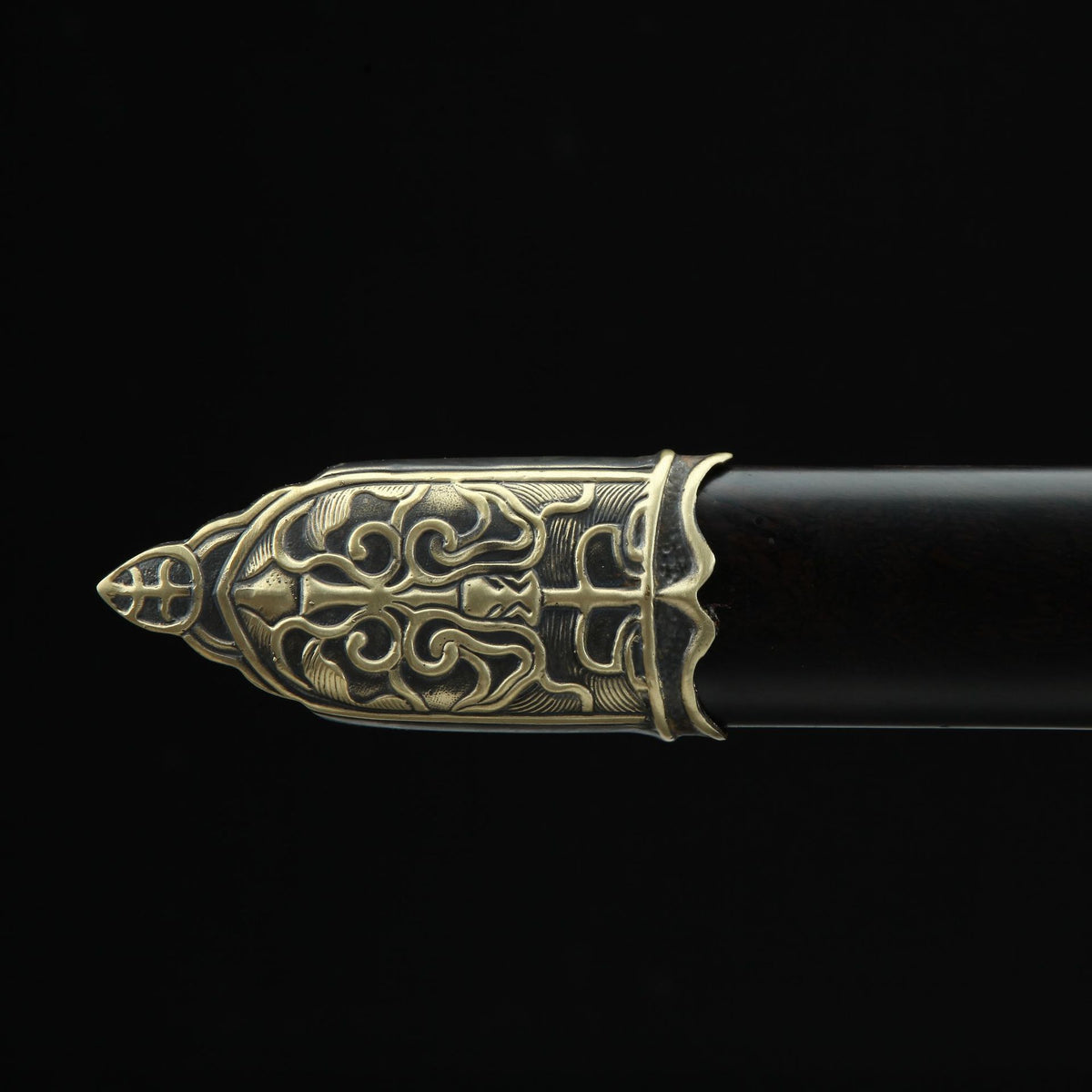 Hand-Forged Pattern Steel Sword  "Fire Dragon" | Two Finishes | Wooden Box Packaging | Longquan Craftsmanship | Personal Gift