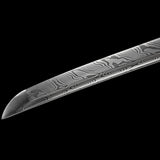 Japanese Hand-Painted Folding Knife (Black Edition)  Patented Design | Customizable Gift Knife