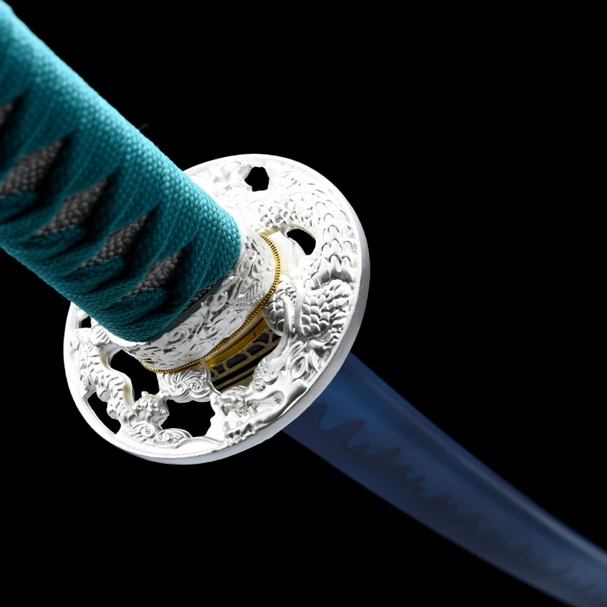 Japanese Hand-Painted Folding Knife (Sky Blue Edition)  Patented Design | Customizable Gift Knife