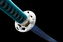 Japanese Hand-Painted Folding Knife (Sky Blue Edition)  Patented Design | Customizable Gift Knife