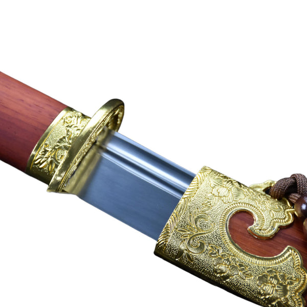Hand-Forged High-Manganese Steel Sword  "Fire Dragon" | Customizable Gift for Father's Day, Teacher's Day & More