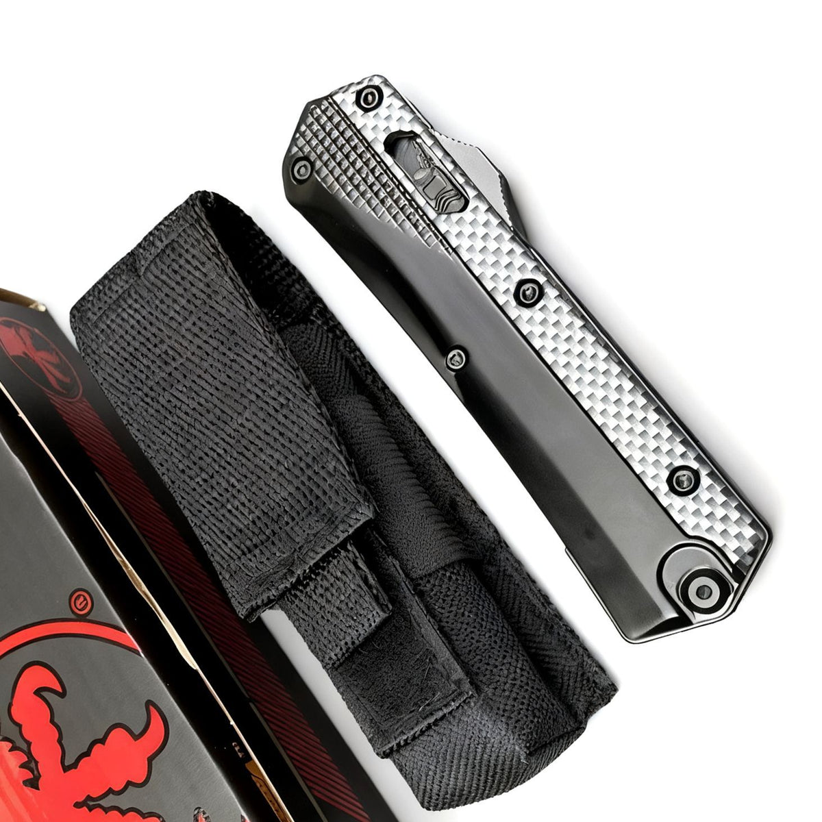 Zinc Alloy Handle Folding Knife  9.5cm Blade | 60° Tip | 108cm Handle | Color Box Packaging