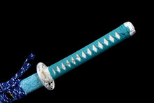 Japanese Hand-Painted Folding Knife (Sky Blue Edition)  Patented Design | Customizable Gift Knife