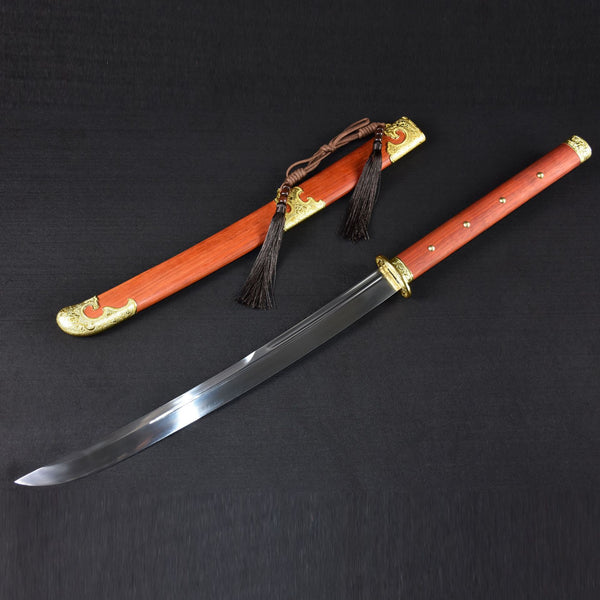 Hand-Forged High-Manganese Steel Sword  "Fire Dragon" | Customizable Gift for Father's Day, Teacher's Day & More