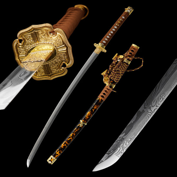 Japanese Hand-Painted Folding Knife ("Jinxiu" Gold-Embroidery Edition)  Patented Design | Customizable Gift Knife