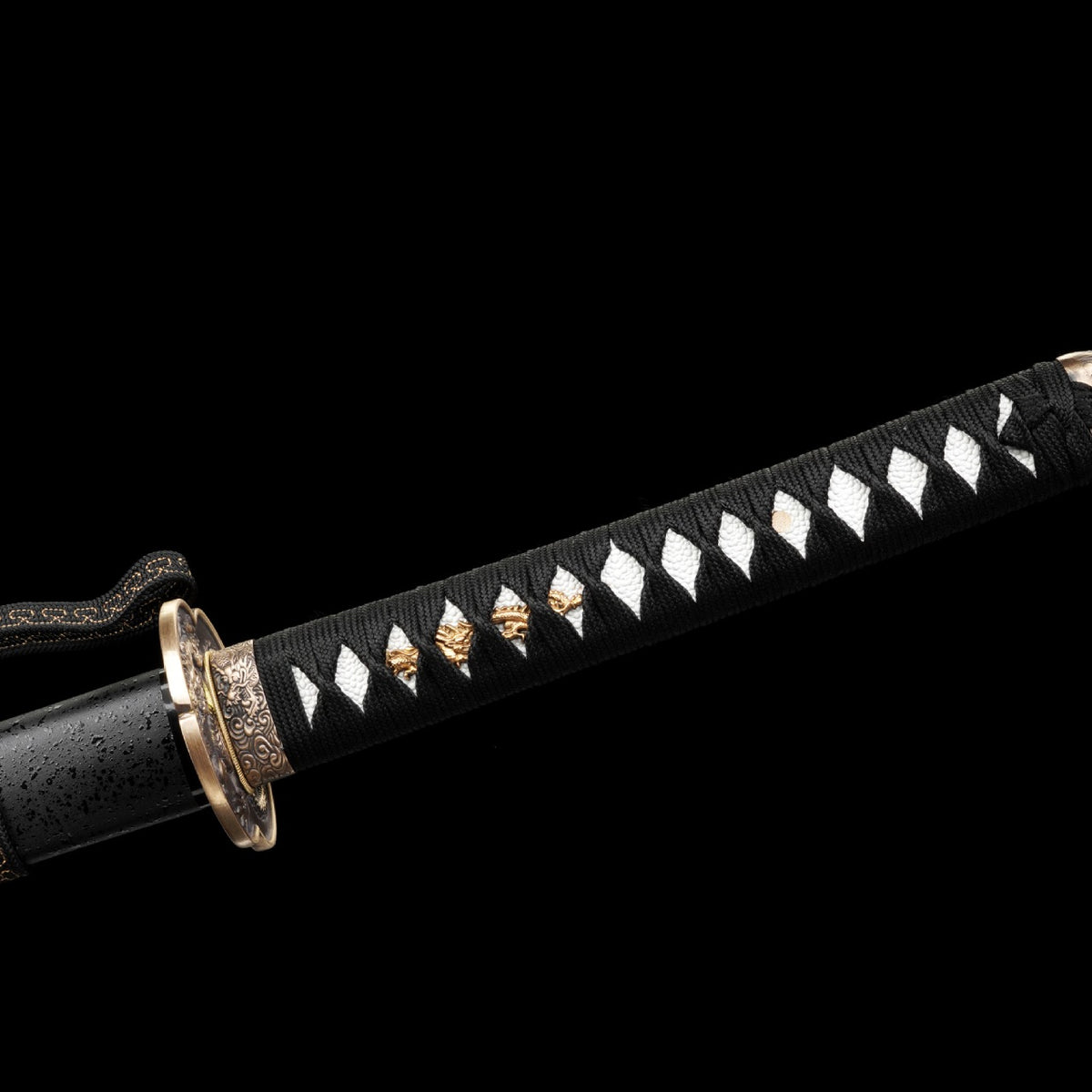 Japanese Hand-Painted Folding Knife ("Shimo" Ink-Etch Edition)  Patented Design | Customizable Gift Knife