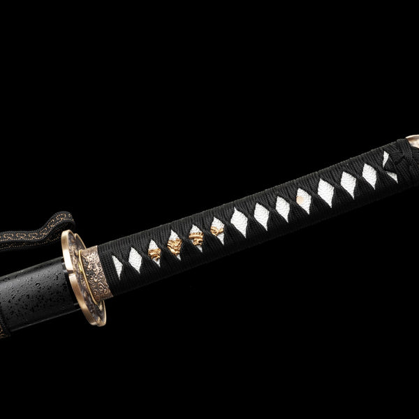 Japanese Hand-Painted Folding Knife ("Shimo" Ink-Etch Edition)  Patented Design | Customizable Gift Knife