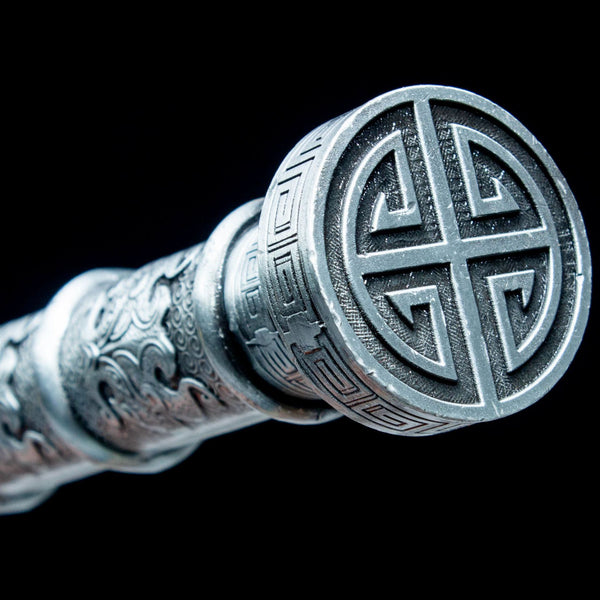 Hand-Forged High-Manganese Steel Sword  "Fire Dragon" | New Chinese Style | Two Packaging Options | Personal Gift