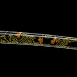 Japanese Hand-Painted Folding Knife (Yellow Edition)  Patented Design | Customizable Gift Knife