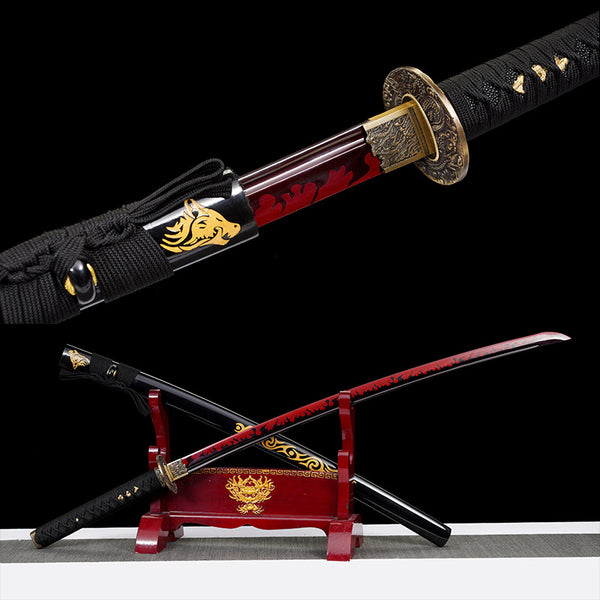 Japanese Hand-Painted Folding Knife ("Shisha" Slayer Edition)  Patented Design | Customizable Gift Knife