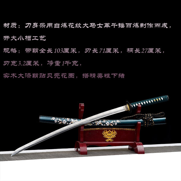 Japanese Hand-Painted Folding Knife ("Mengying" Dream-Shadow Edition)  Patented Design | Customizable Gift Knife