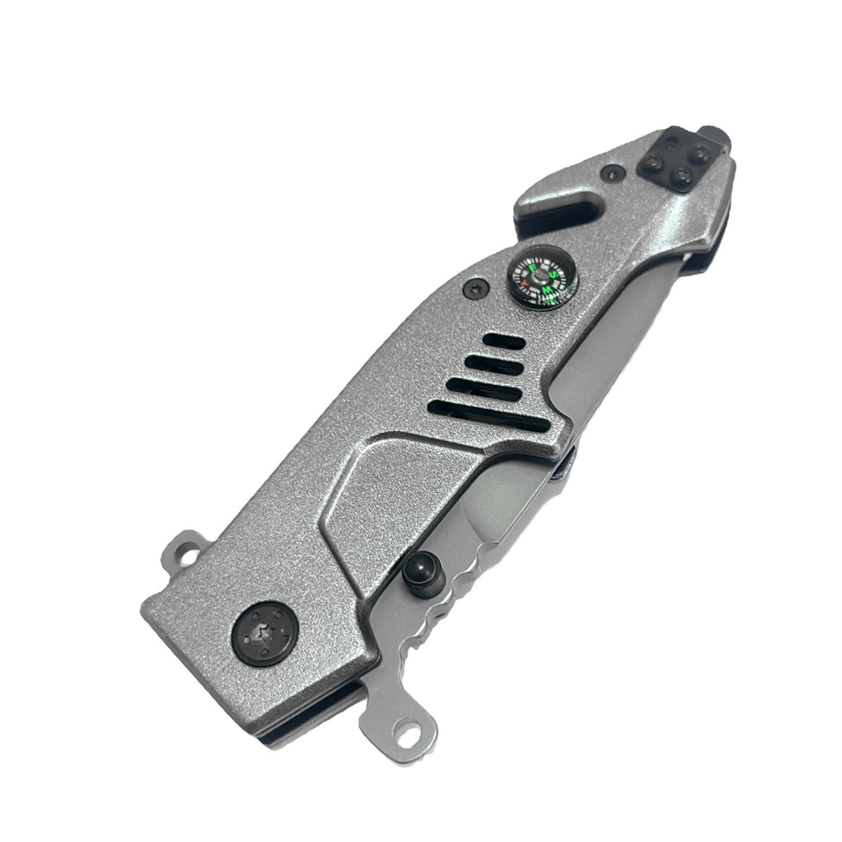 EDC Aluminum Alloy Outdoor Folding Knife  9cm Blade | 60° Tip | 108cm Handle | White Box Packaging