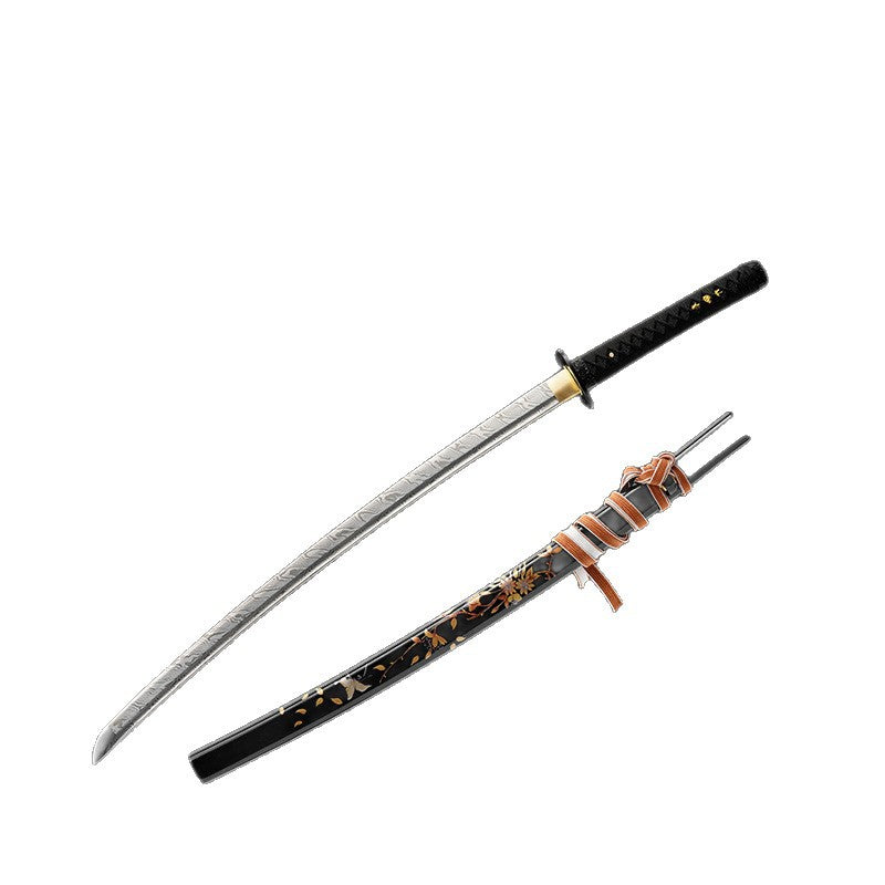 Japanese Hand-Painted Folding Knife (Black Edition)  Patented Design | Customizable Gift Knife