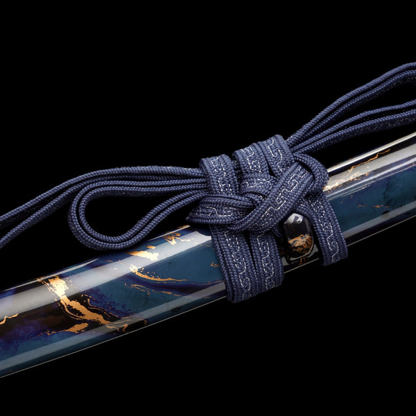 Japanese Hand-Painted Folding Knife ("Lanying" Blue Eagle Edition)  Patented Design | Customizable Gift Knife
