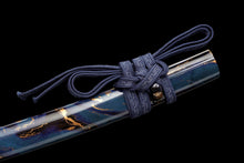 Japanese Hand-Painted Folding Knife ("Lanying" Blue Eagle Edition)  Patented Design | Customizable Gift Knife