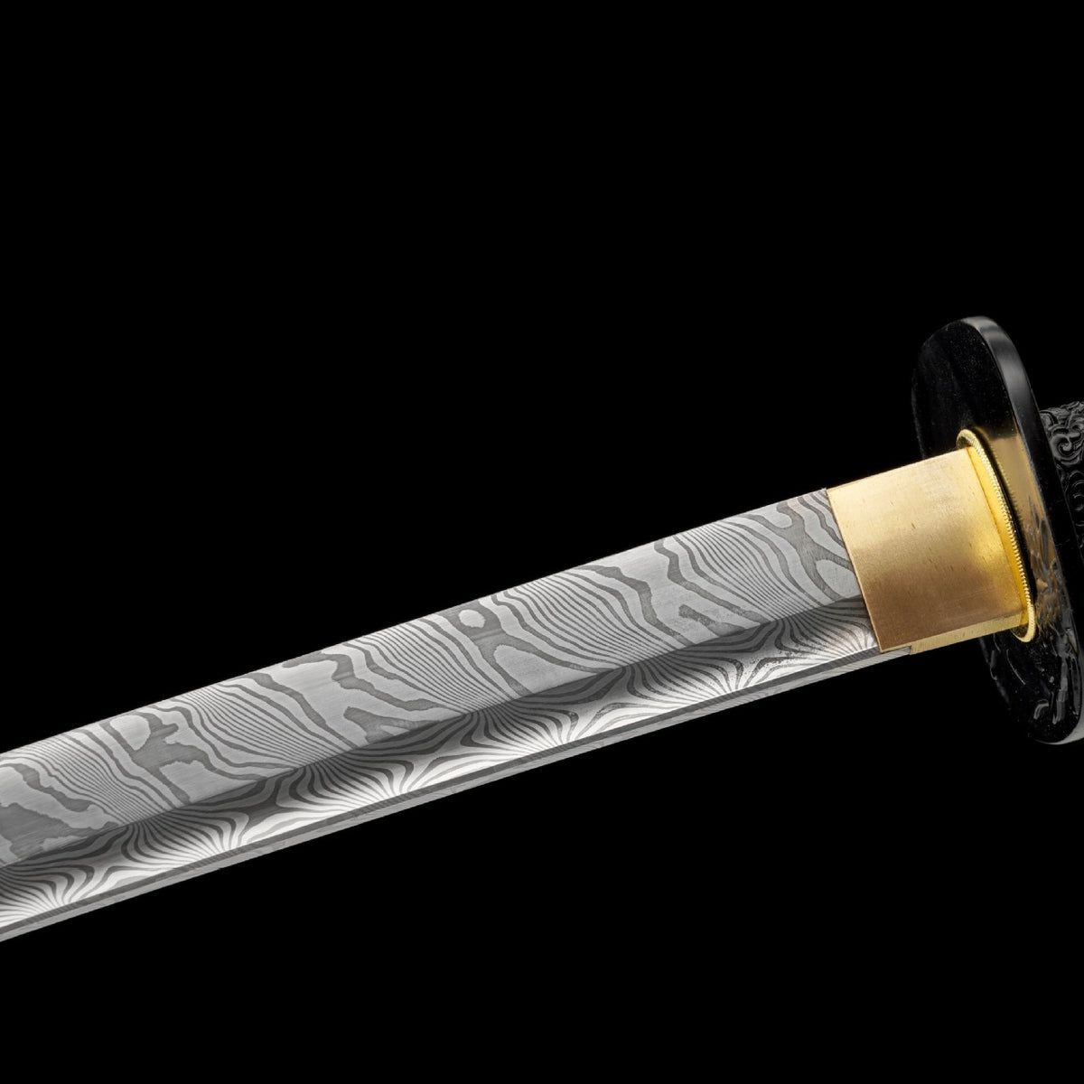 Japanese Hand-Painted Folding Knife (Black Edition)  Patented Design | Customizable Gift Knife