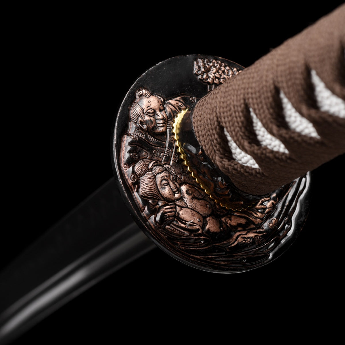 Japanese Hand-Painted Folding Knife ("Jueying" Phantom Shadow Edition)  Patented Design | Customizable Gift Knife