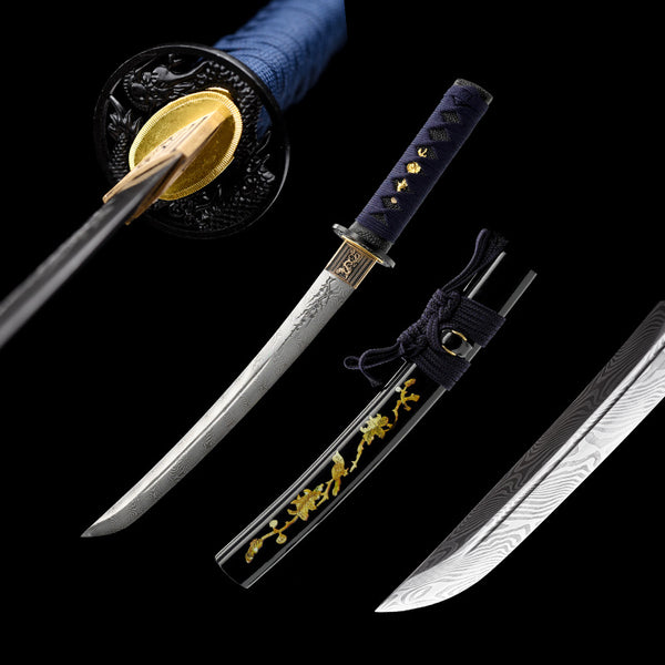 Japanese Hand-Painted Folding Knife ("Qianjiao" Deep-Sea Dragon Edition)  Patented Design | Customizable Gift Knife