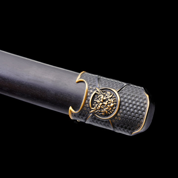 Japanese Hand-Painted Folding Knife (Black Edition)  Patented Design | Customizable Gift Knife