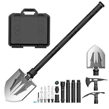 Large Multifunctional Entrenching Tool Set, Vehicle-mounted Self-Defense High-Carbon Strong Steel Folding Ice Axe and Axe Set