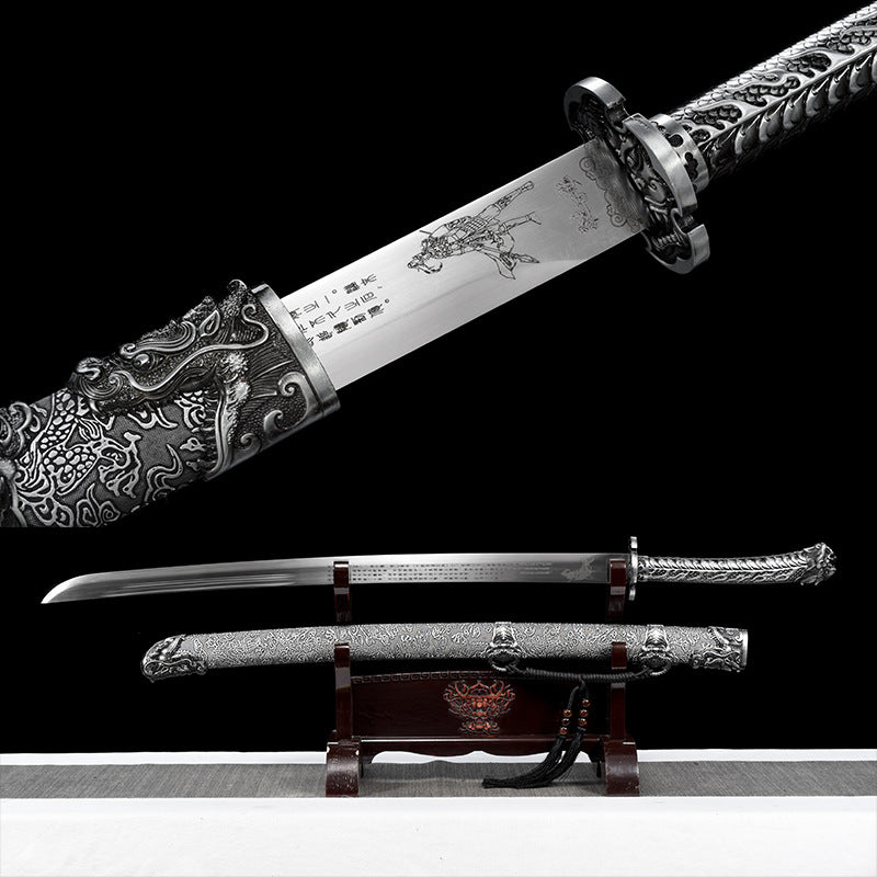 Classical Hand-Painted Dragon & Legendary Heroes Knife Series  8-Color Collection (Golden Scale / Golden Dragon's Wrath / Golden Dragon Finch / Zhao Zilong / Shenxiao / Tong An / Wuhou / Dragon's Secret)  Patented Design | Customizable Gift Knife