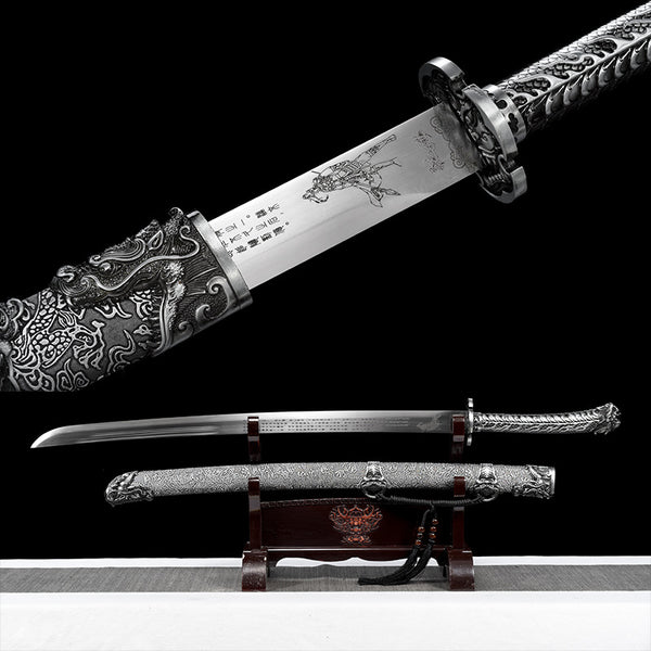 Classical Hand-Painted Dragon & Legendary Heroes Knife Series  8-Color Collection (Golden Scale / Golden Dragon's Wrath / Golden Dragon Finch / Zhao Zilong / Shenxiao / Tong An / Wuhou / Dragon's Secret)  Patented Design | Customizable Gift Knife