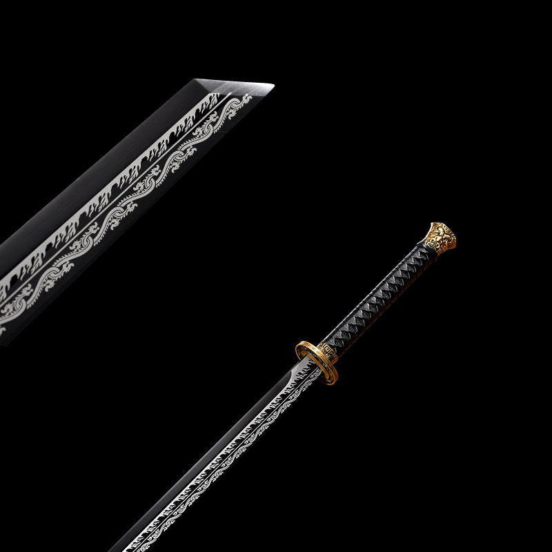 Hand-Painted Classical Dragon Knife Series  5-Color Collection (Black / Blue / Crimson / Ink-Slash / Yanling)  Patented Design | Customizable Gift Knife