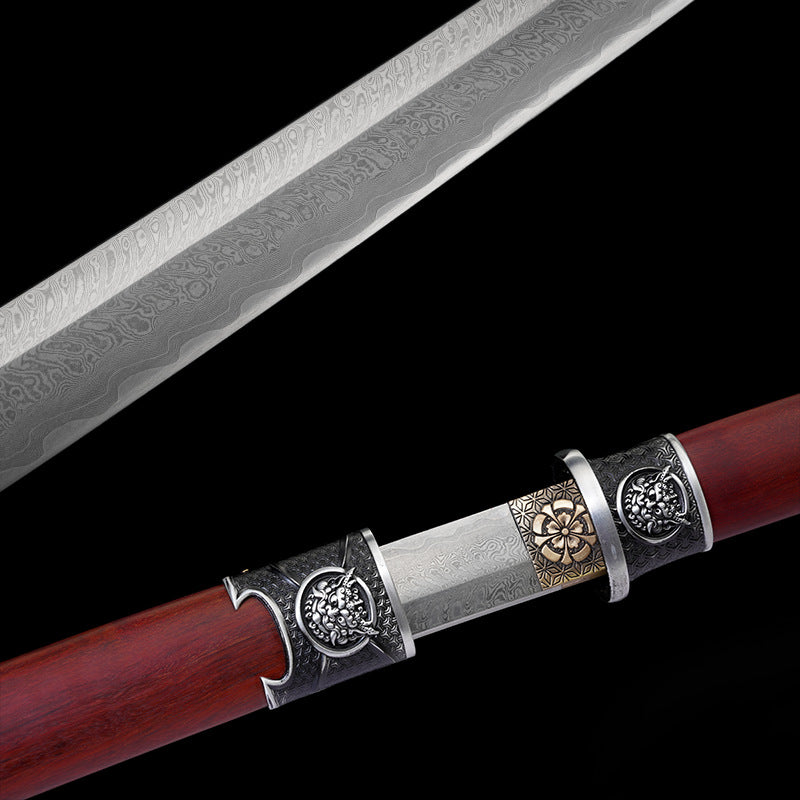 Japanese Hand-Painted Folding Knife (Wine Red Edition)  Patented Design | Customizable Gift Knife