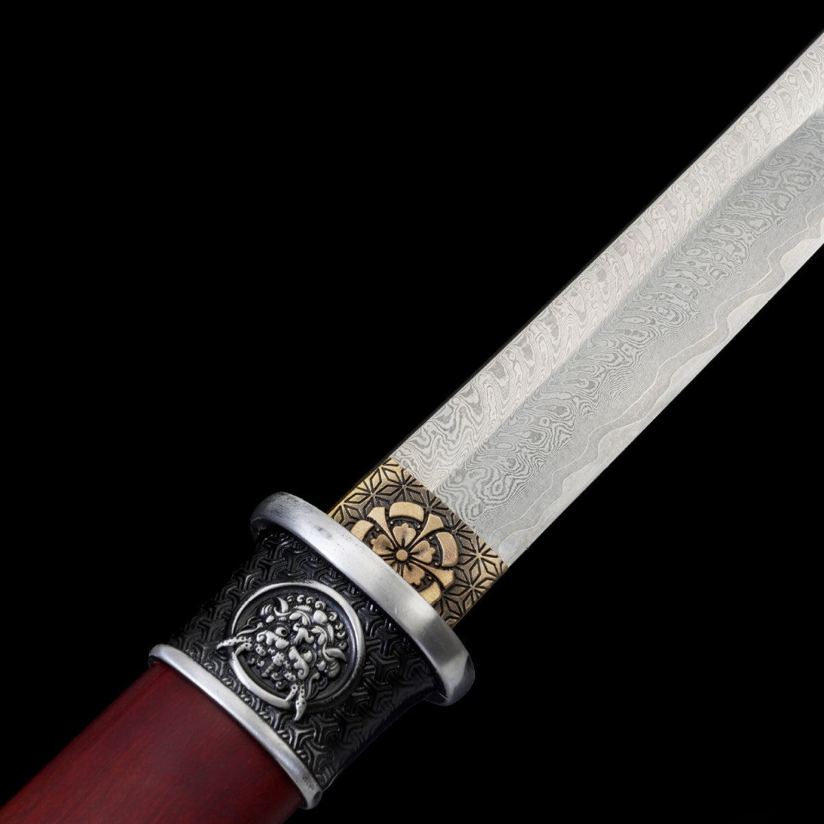 Japanese Hand-Painted Folding Knife (Wine Red Edition)  Patented Design | Customizable Gift Knife