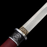 Japanese Hand-Painted Folding Knife (Wine Red Edition)  Patented Design | Customizable Gift Knife