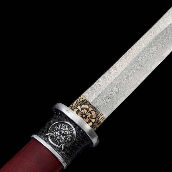 Japanese Hand-Painted Folding Knife (Wine Red Edition)  Patented Design | Customizable Gift Knife