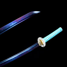 Japanese Hand-Painted Folding Knife (Sky Blue Edition)  Patented Design | Customizable Gift Knife