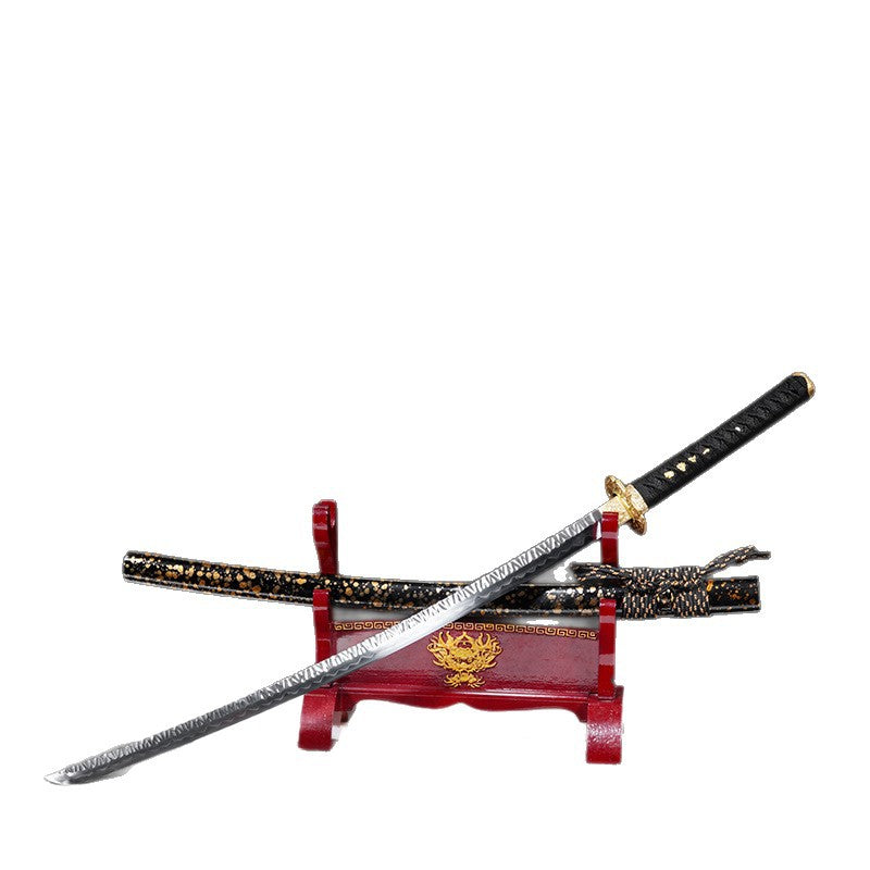 Japanese Hand-Painted Folding Knife ("Cuojin" Gold-Inlaid Edition)  Patented Design | Customizable Gift Knife