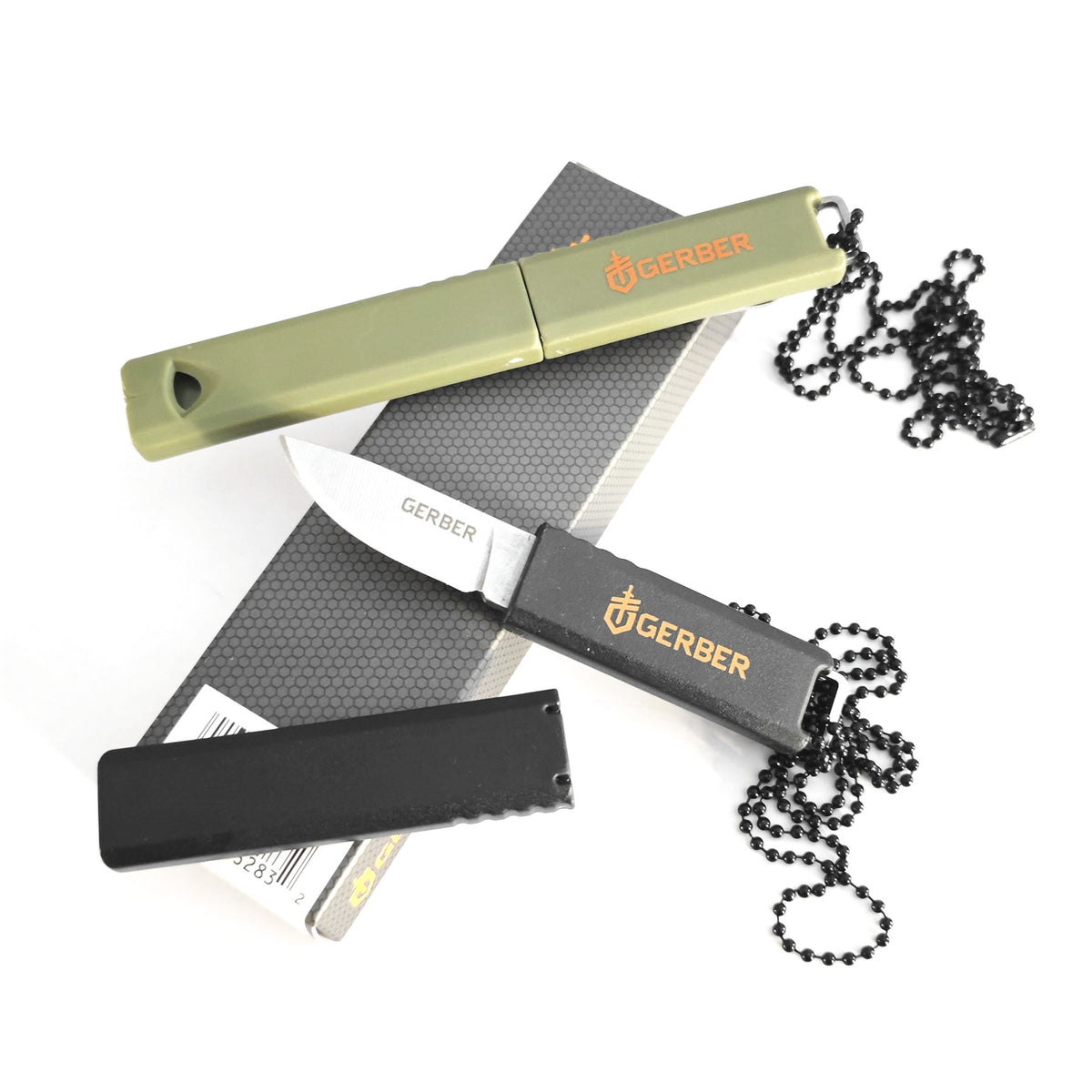 Cross-border BG whistle knife, outdoor necklace, whistle small straight knife, camping multi-purpose equipment, survival fruit knife
