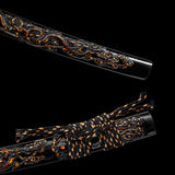 Japanese Hand-Painted Folding Knife (