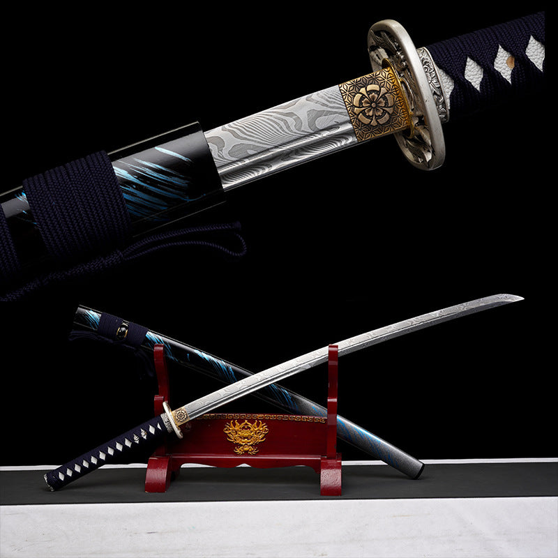 Japanese Hand-Painted Folding Knife ("Qingting" Dragonfly Edition)  Patented Design | Customizable Gift Knife