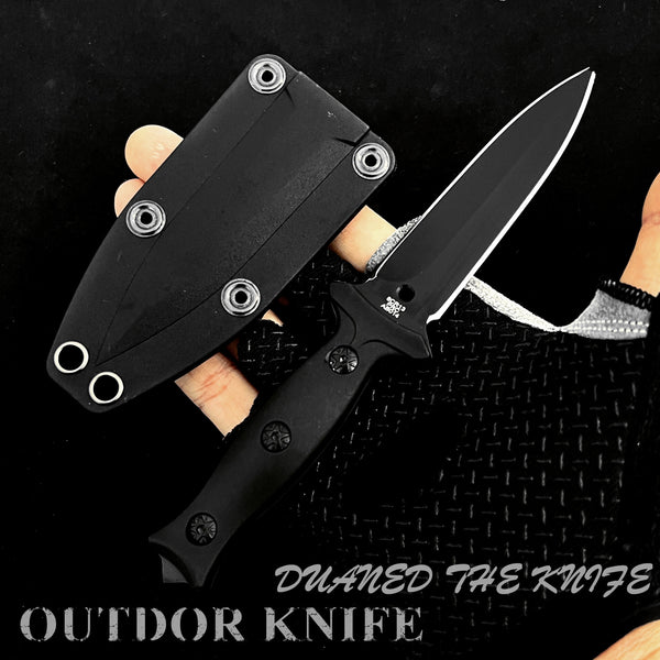 Outdoor Camping Knife  9cm Blade | <60° Tip | 9cm Handle | White Box Packaging