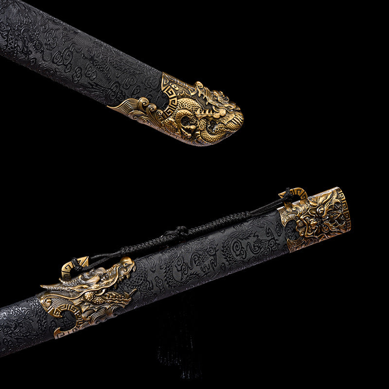Hand-Painted Classical Dragon Knife Series  5-Color Collection (Black / Blue / Crimson / Ink-Slash / Yanling)  Patented Design | Customizable Gift Knife