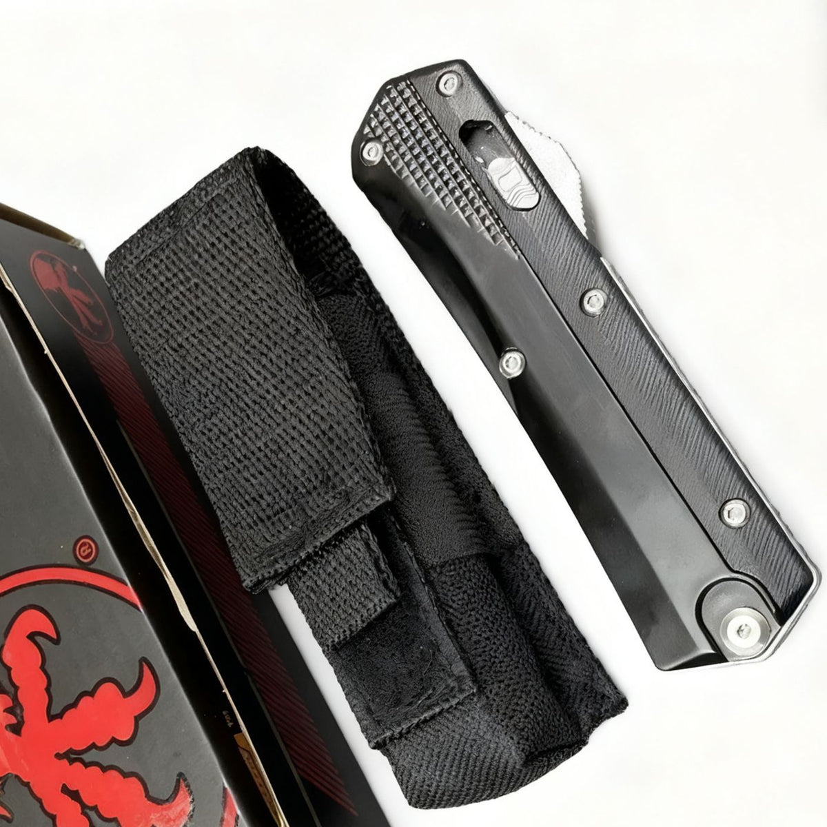 Zinc Alloy Handle Folding Knife  9.5cm Blade | 60° Tip | 108cm Handle | Color Box Packaging