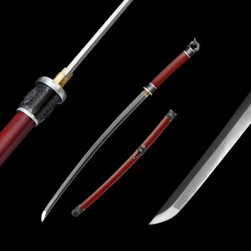 Japanese Hand-Painted Folding Knife (Wine Red Edition)  Patented Design | Customizable Gift Knife