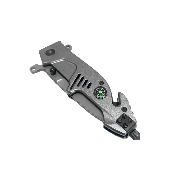 EDC Aluminum Alloy Outdoor Folding Knife  9cm Blade | 60° Tip | 108cm Handle | White Box Packaging