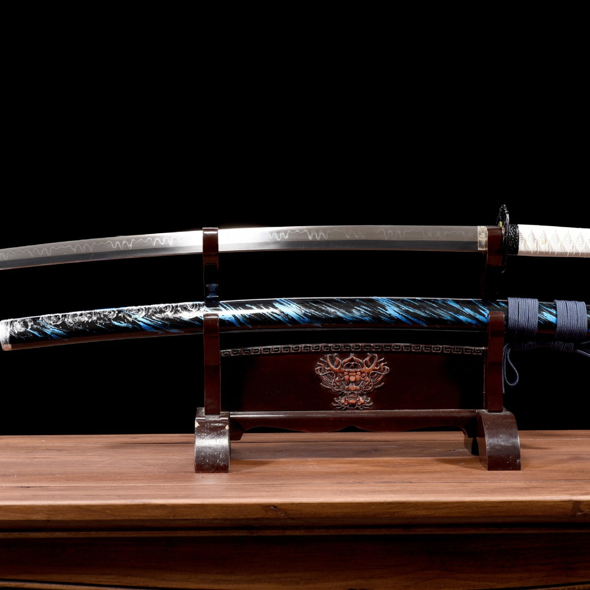 Japanese Hand-Painted Folding Knife ("Tsushima" Island Edition)  Patented Design | Customizable Gift Knife