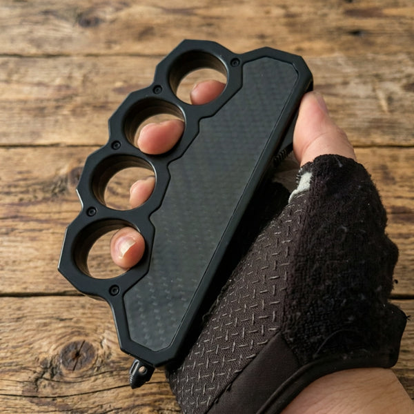 Zinc Alloy Handle Tool  Black Carbon Fiber Dual-R Design | 145cm Length | Box Packaging