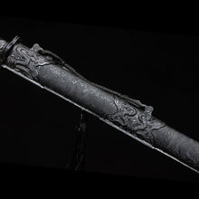 Hand-Forged High-Manganese Steel Tang Dynasty Horizontal Saber  "Fire Dragon" | Chinese Style | Two Packaging Options | Personal Gift for All Occasions