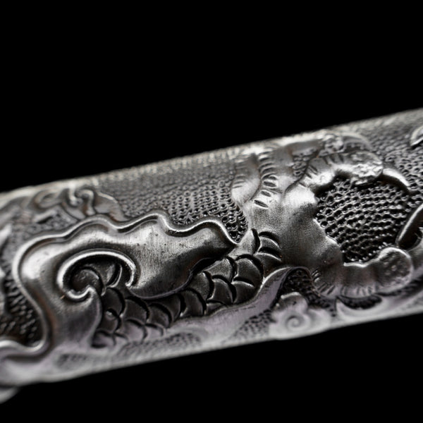 Handcrafted Walking Stick Dragon Cane (Bronze / Gray)  Patented Design | Collectible Personal Gift
