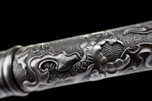 Handcrafted Walking Stick Dragon Cane (Bronze / Gray)  Patented Design | Collectible Personal Gift