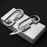 Premium Multifunctional Folding Knife  2.8cm Blade | Stainless Steel | Compact Design | Gift Box Packaging